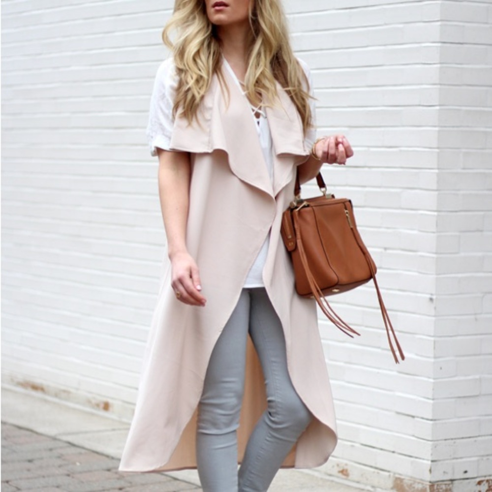 Nude Duster Vest